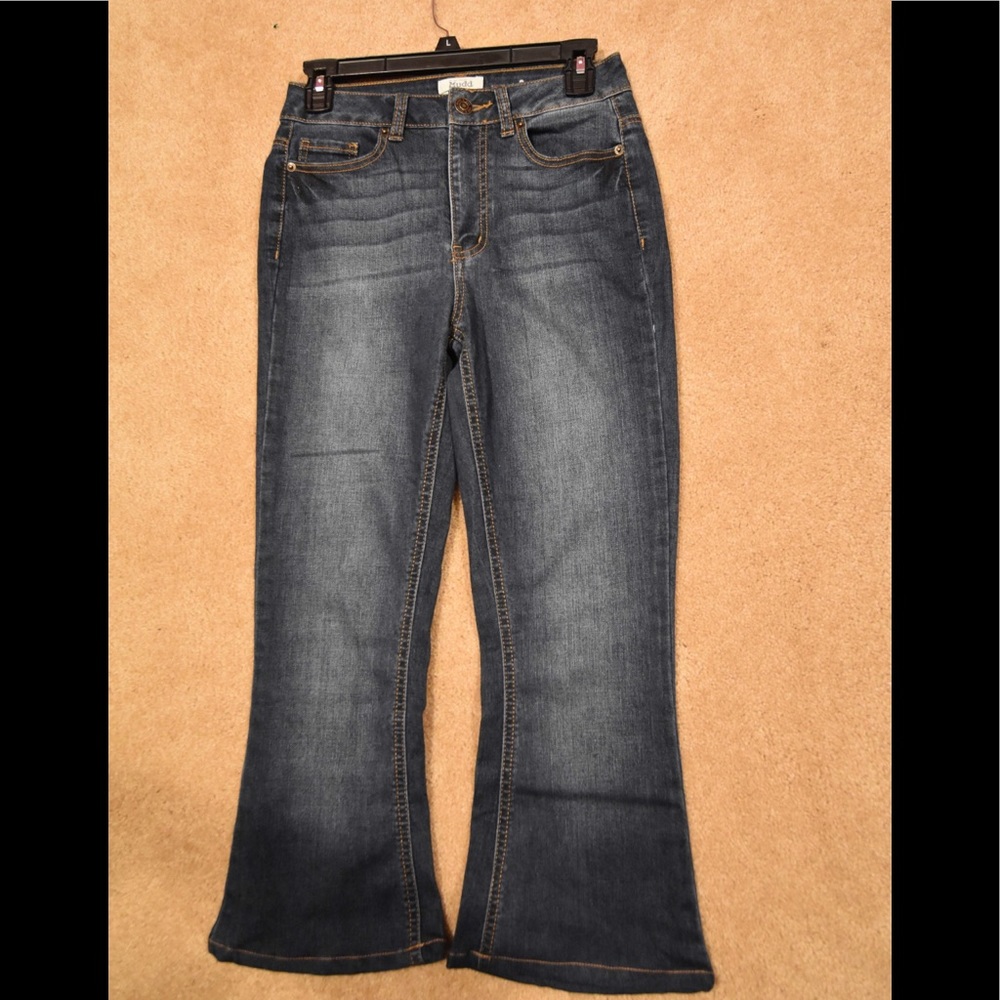 Dark wash denim pants